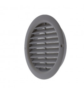 KUNSTSTOF SCHOEPENROOSTER ROND ø125MM GRIJS