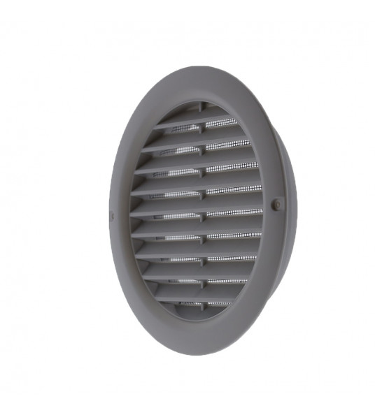 KUNSTSTOF SCHOEPENROOSTER ROND ø125MM GRIJS