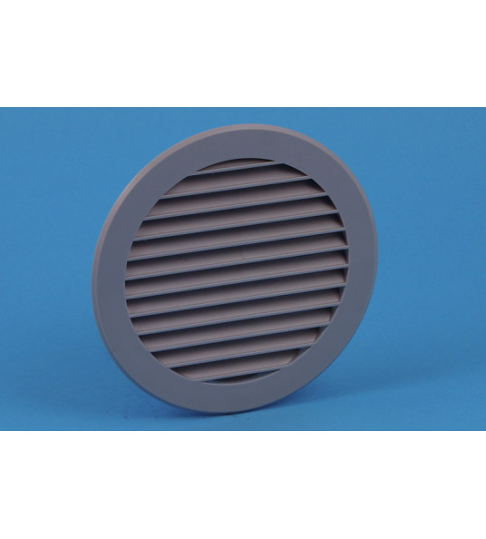 KUNSTSTOF SCHOEPENROOSTER ROND ø125MM GRIJS
