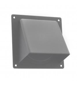 UNIVERSELE GEVELKLEP ø100/125/110X54MM GRIJS