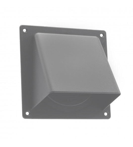 UNIVERSELE GEVELKLEP ø100/125/110X54MM GRIJS