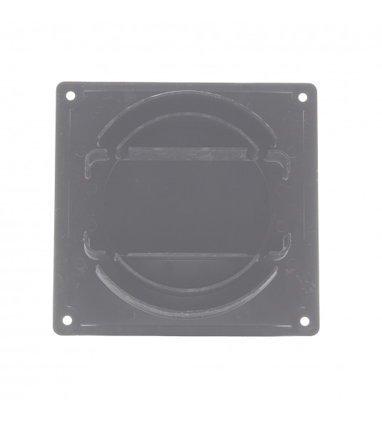 UNIVERSELE GEVELKLEP ø100/125/110X54MM GRIJS