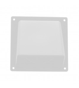 UNIVERSELE GEVELKLEP ø100/125/110X54MM WIT