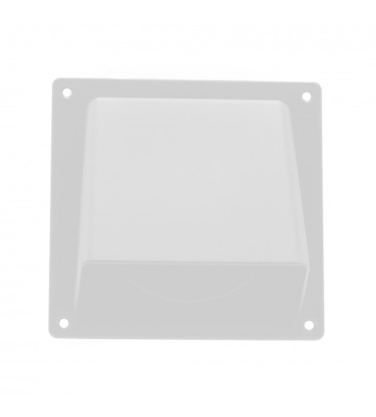 UNIVERSELE GEVELKLEP ø100/125/110X54MM WIT