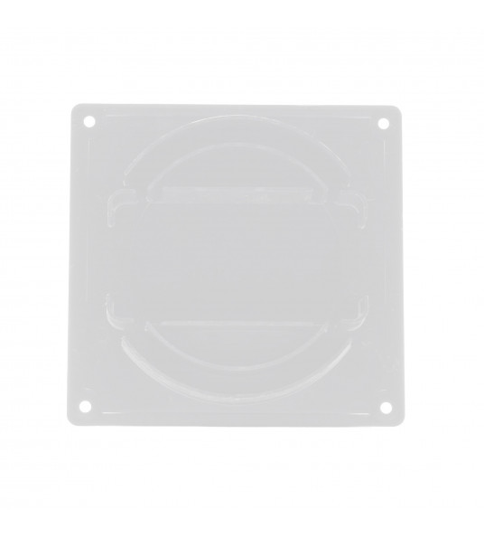 UNIVERSELE GEVELKLEP ø100/125/110X54MM WIT