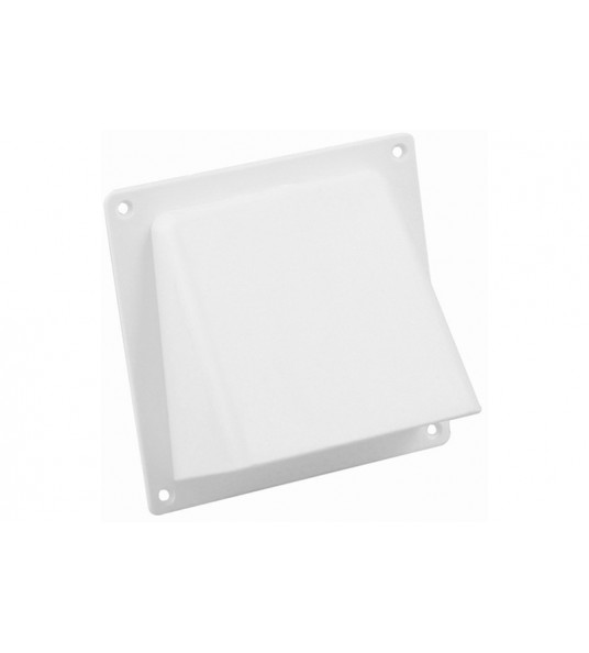 UNIVERSELE GEVELKLEP ø100/125/110X54MM WIT