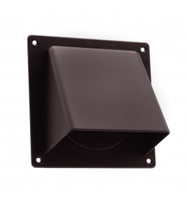 UNIVERSELE GEVELKLEP ø100/125/110X54MM BRUIN