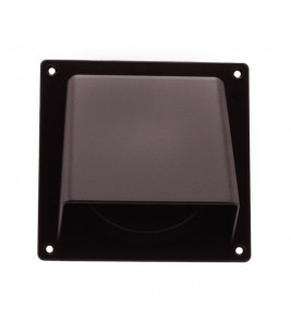 UNIVERSELE GEVELKLEP ø100/125/110X54MM BRUIN