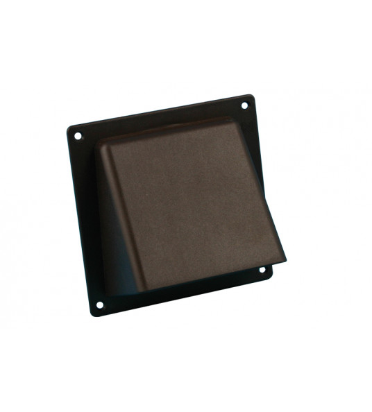 UNIVERSELE GEVELKLEP ø100/125/110X54MM BRUIN