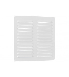 ALU SCHOEPENROOSTER VLAK MODEL 300X300MM WIT