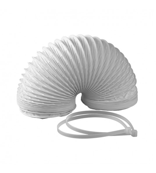 KUNSTSTOF AFVOERSLANG ø102MM 1,5M WIT