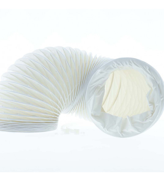 KUNSTSTOF AFVOERSLANG ø102MM 1,5M WIT