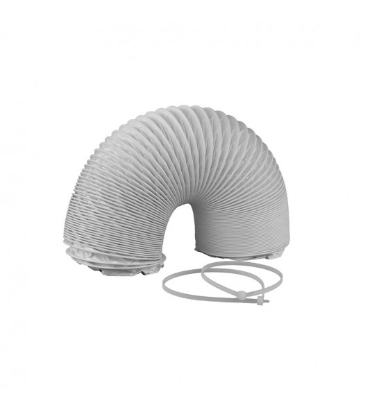 KUNSTSTOF AFVOERSLANG ø102MM 3M WIT