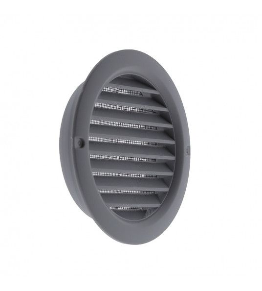 KUNSTSTOF SCHOEPENROOSTER ROND ø100MM GRIJS