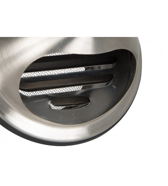 RVS BUITENROOSTER BOL MODEL FIJNMAZIG GAAS ø100MM