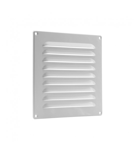 ALU SCHOEPENROOSTER 200X200MM WIT