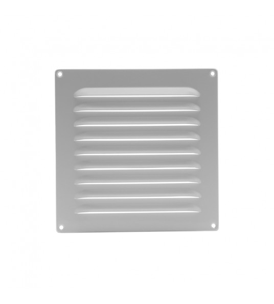 ALU SCHOEPENROOSTER 200X200MM WIT