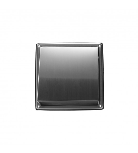 RVS BUITENROOSTER SCHUINE KAP MET FIJNMAZIG GAAS ø150MM