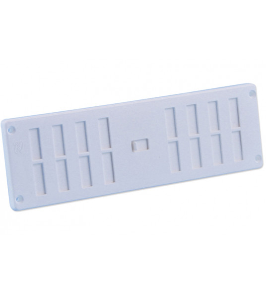 AFSLUITBAAR VENTILATIEROOSTER 250X80MM WIT