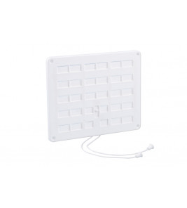 AFSLUITBAAR VENTILATIEROOSTER 300X250MM WIT