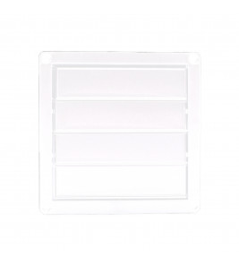 UNIVERSEEL LAMELLENROOSTER 4 LAMELLEN ø100-130MM WIT