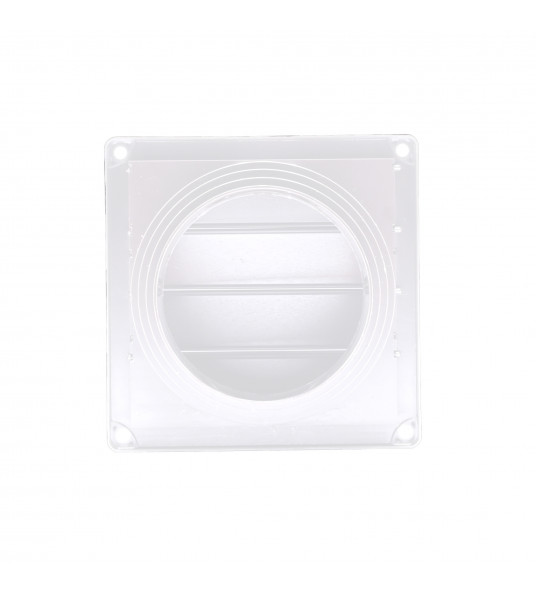 UNIVERSEEL LAMELLENROOSTER 4 LAMELLEN ø100-130MM WIT