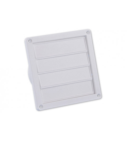 UNIVERSEEL LAMELLENROOSTER 4 LAMELLEN ø100-130MM WIT