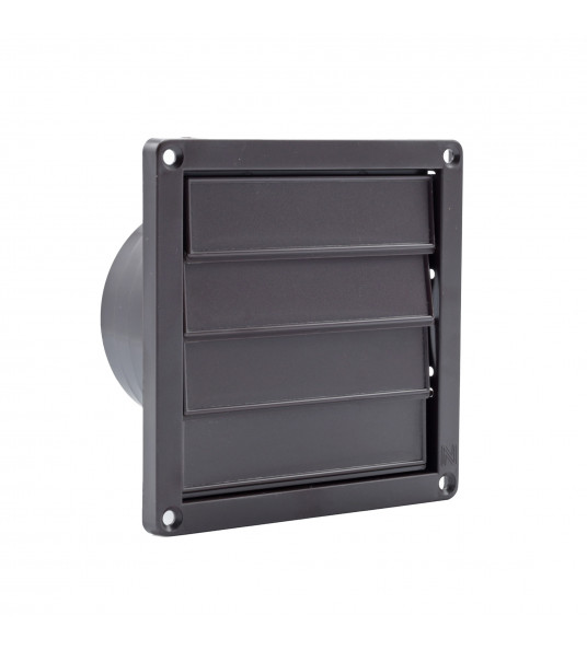 UNIVERSEEL LAMELLENROOSTER 4 LAMELLEN ø100-130MM BRUIN