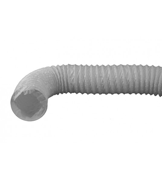 KUNSTSTOF AFVOERSLANG ø102MM 6M WIT