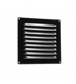 ALU SCHOEPENROOSTER 200X200MM ZWART
