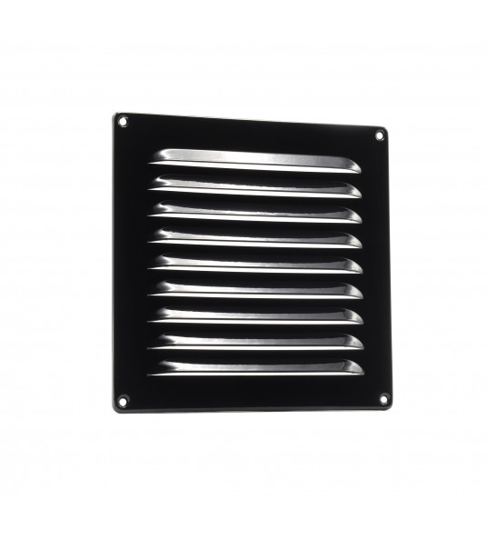 ALU SCHOEPENROOSTER 200X200MM ZWART