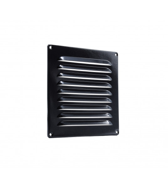 ALU SCHOEPENROOSTER 200X200MM ZWART