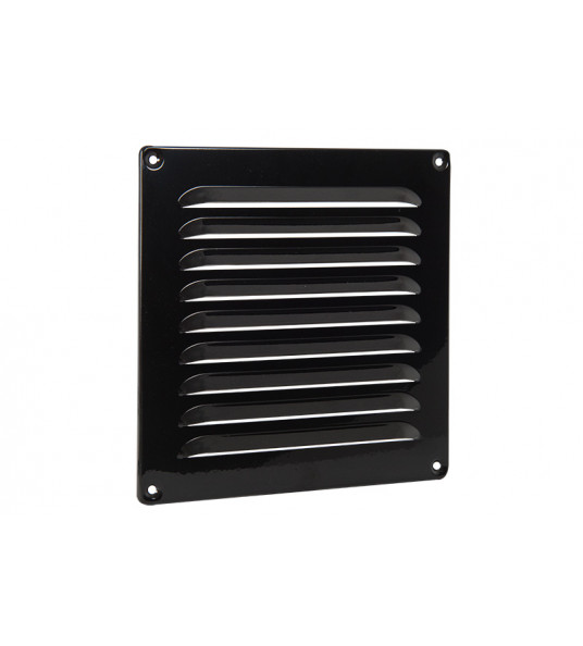 ALU SCHOEPENROOSTER 200X200MM ZWART