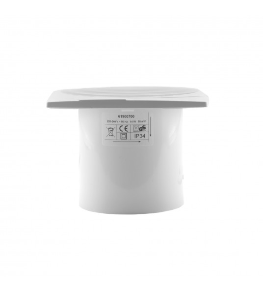 NEDCO KANAALVENTILATOR DT 100MM WIT MET TIMER