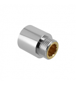 BONFIX DRAAD VERCHROOMD KRAANVERLENGSTUK 1/2" L=30MM 1ST. BONFIX DRAAD VERCHROOMD KRAANVERLENGSTUK 1/2" L=30MM 1ST.