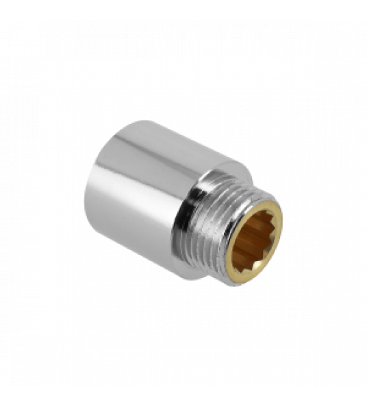 BONFIX DRAAD VERCHROOMD KRAANVERLENGSTUK 1/2" L=30MM 1ST.