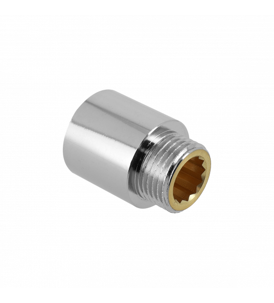BONFIX DRAAD VERCHROOMD KRAANVERLENGSTUK 1/2" L=30MM 1ST.