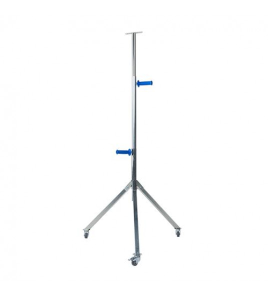 DRIEPOOT STATIEF 3-DLG + WIEL 50MM TBV WERKLAMP BOUWLAMP