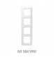 JUNG AS500 AS584 AFDEKRAAM WIT 4-VOUDIG