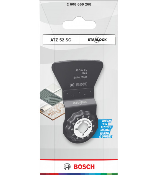 BOSCH STARLOCK SCHRAPER ATZ 52 SC HCS MULTIMATERIAL 52 X 26MM