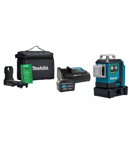 MAKITA 12 V MAX MULTI LIJNLASER GROEN 3X 360&deg; SK700GDX INCL ACCU EN LADER