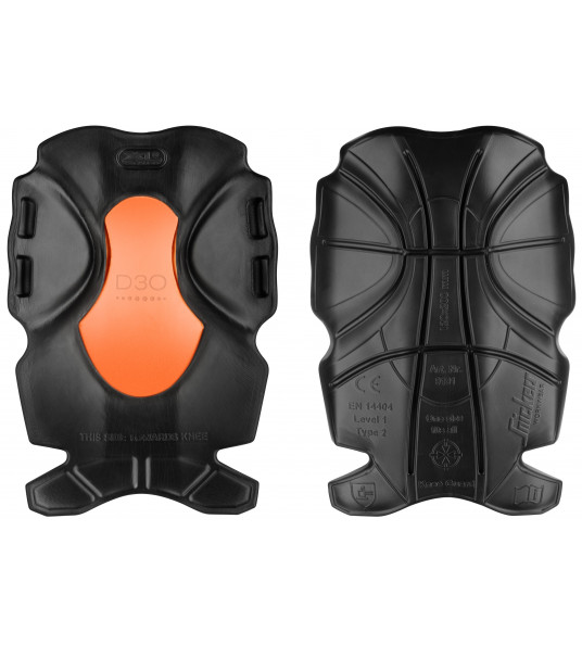 SNICKERS 9191 XTR KNIEBESCHERMERS TBV WERKBROEK ZWART/ORANJE (0405), ONE SIZE