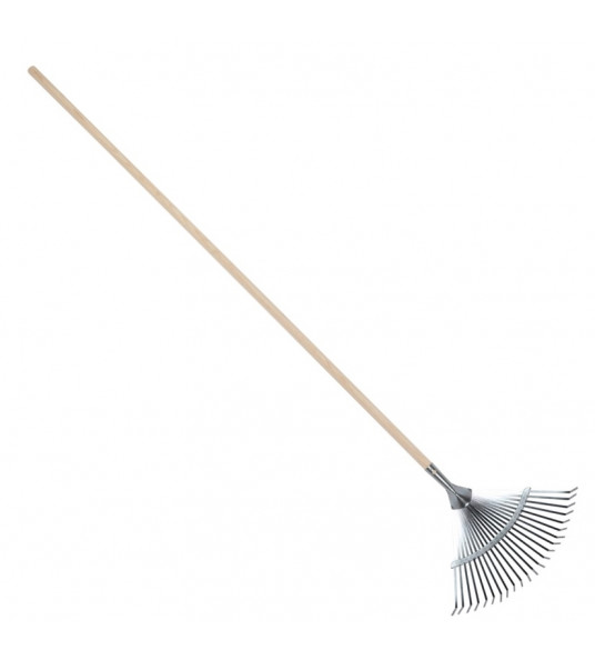 GAZONHARK - VERZINKT - PLATTE TANDEN - ESSENHOUTEN STEEL - 150 CM