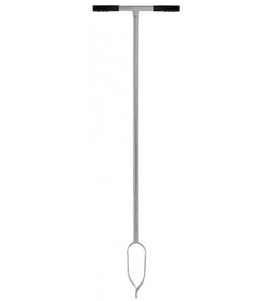 GRONDBOOR - VERZINKT STAAL - 7 CM - RUBBEREN HANDVATTEN GRONDBOOR - VERZINKT STAAL - 7 CM - RUBBEREN HANDVATTEN