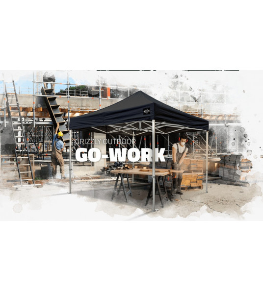 WERKTENT 3X3 GO-WORK40 ZAND