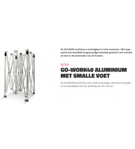 WERKTENT 3X3 GO-WORK40 ZAND