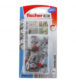 FISCHER DUOBLADE GIPSPLAATPLUG K NV (10 STUKS)