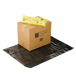 KONVOX VUILNISZAKKEN KOMO 600 X 800 MM ZWART