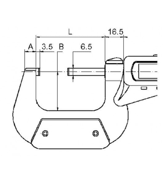 DIGITALE MICROMETER 0-25MM HM, AUTOMATIS