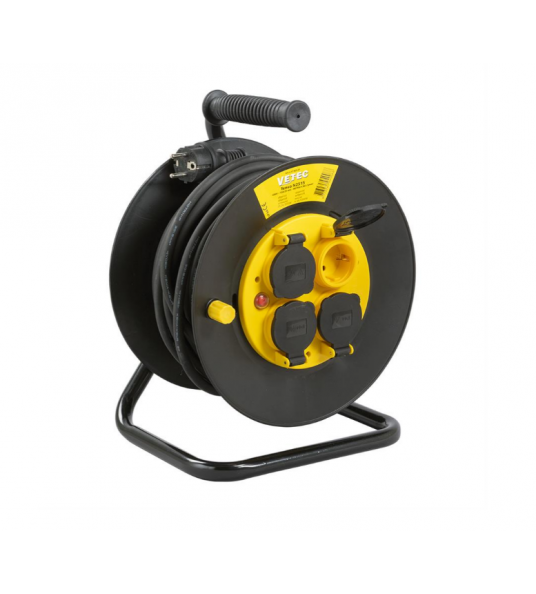 VETEC TENSO KABELHASPEL H07RN-F 3G2,5MM² 4-VOUDIG WCD (IP44) 25 METER